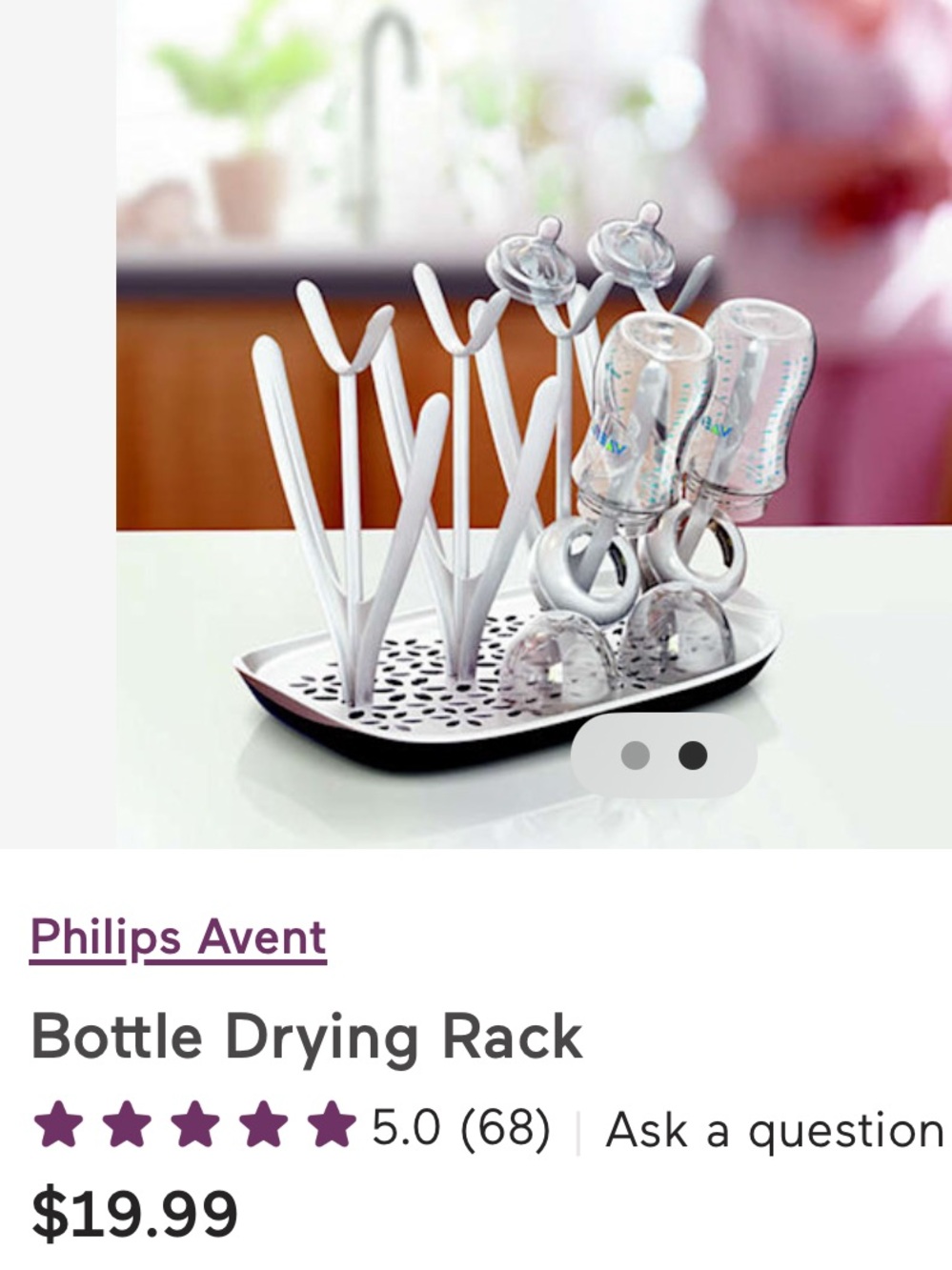 Baby Bottle Drying Rack - Picture 2 of 4